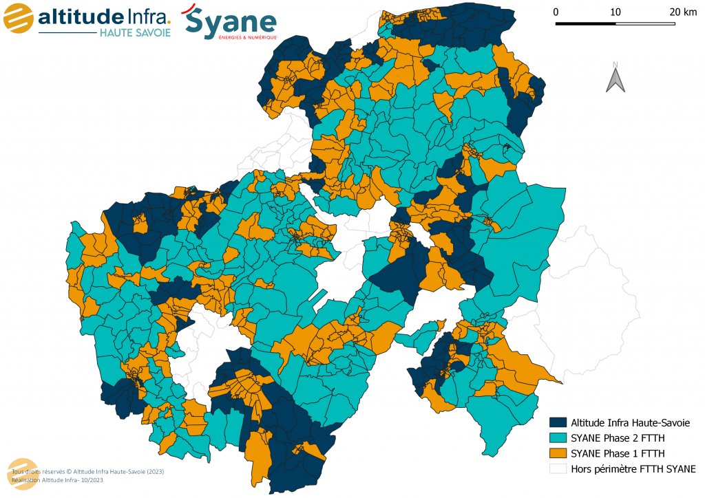 carte déploiement fibre haute-savoie